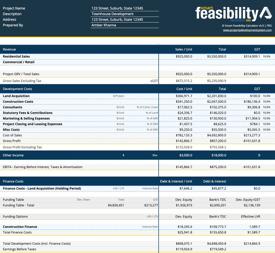 Smart-Feasibility-Calculator-Overview