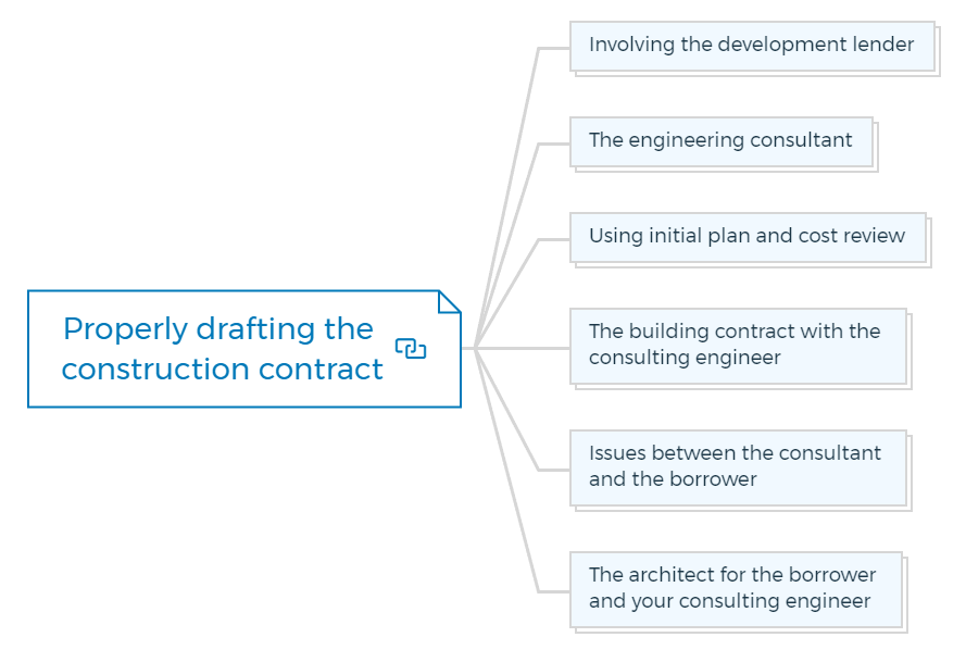 Properly drafting the construction contract