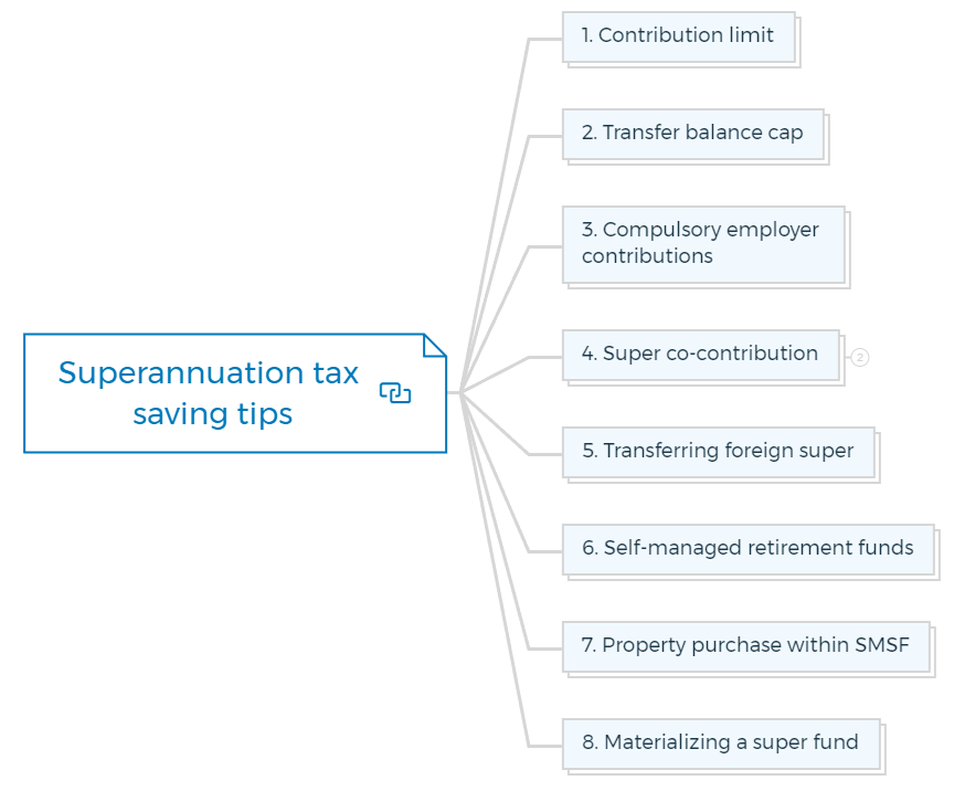 Superannuation tax saving tips